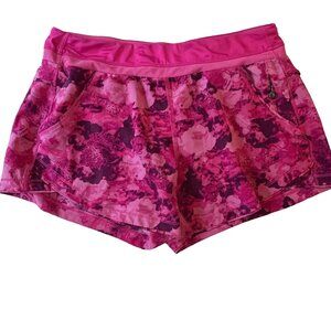Tangerine Athletic Shorts Berry Floral small